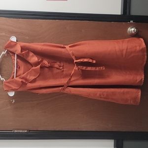 𝅺WOMEN'S rust orange merona dress. Size 14